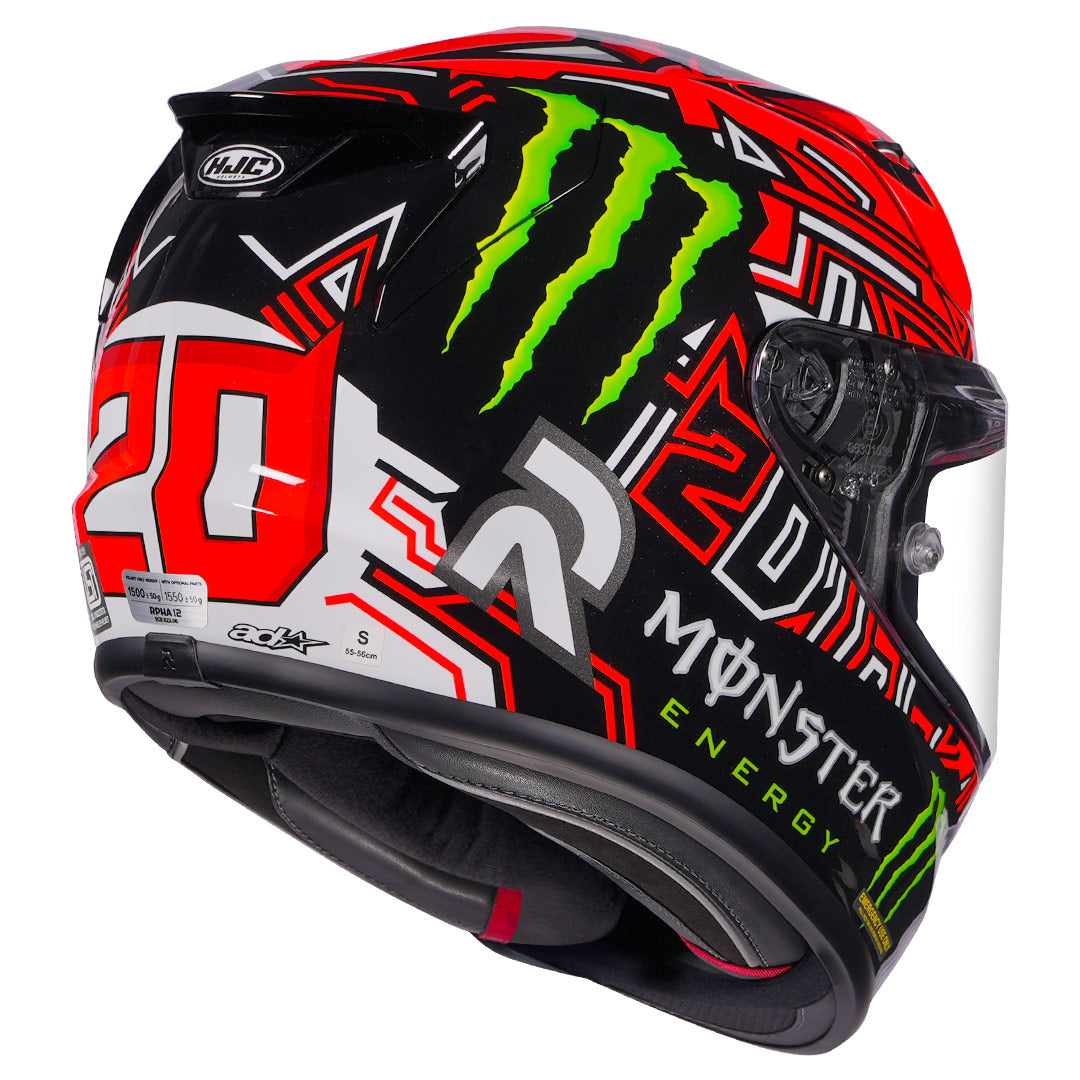 HJC RPHA 12 Quartararo Replica II orange red MotoGP helmet