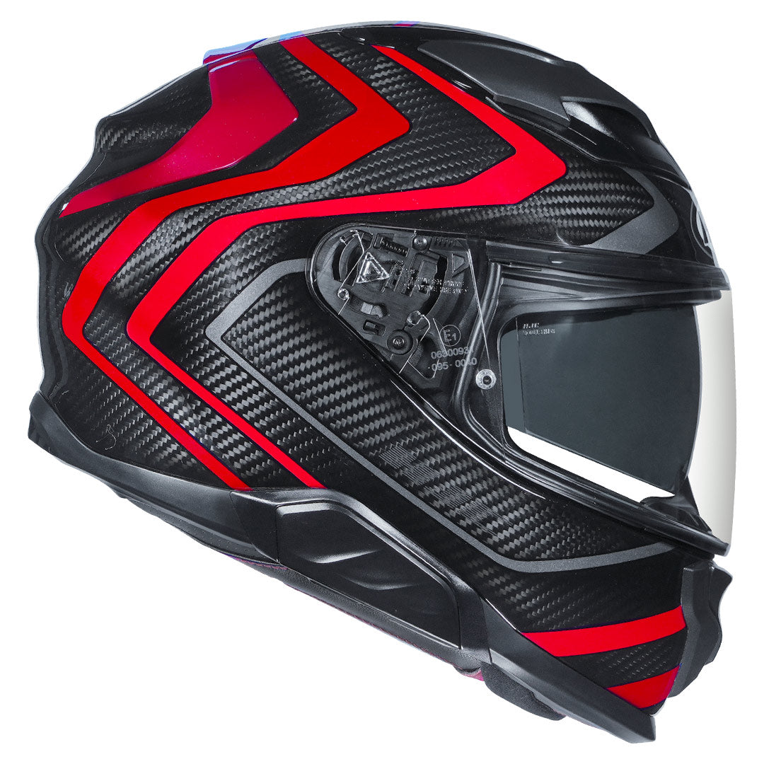 HJC F71 Carbon Nevio MC1 full face helmet with carbon fiber shell