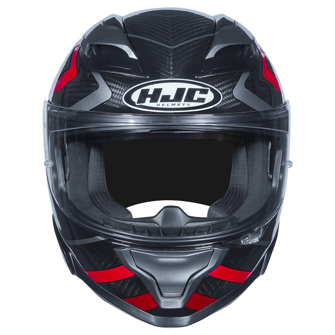 HJC F71 Carbon Nevio MC1 lightweight full face helmet - Front view