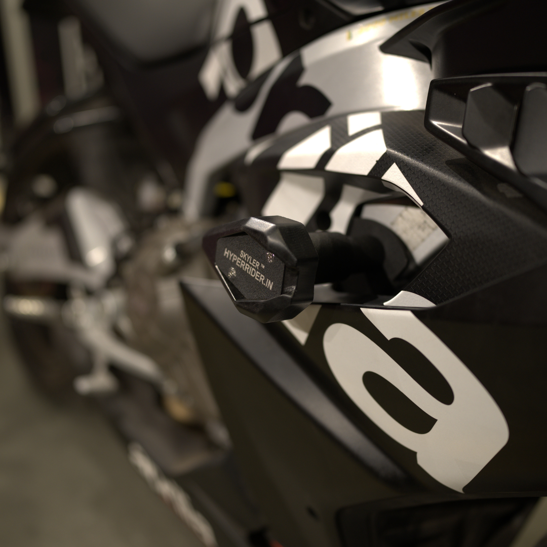 Hyperrider frame sliders for Aprilia RS 457