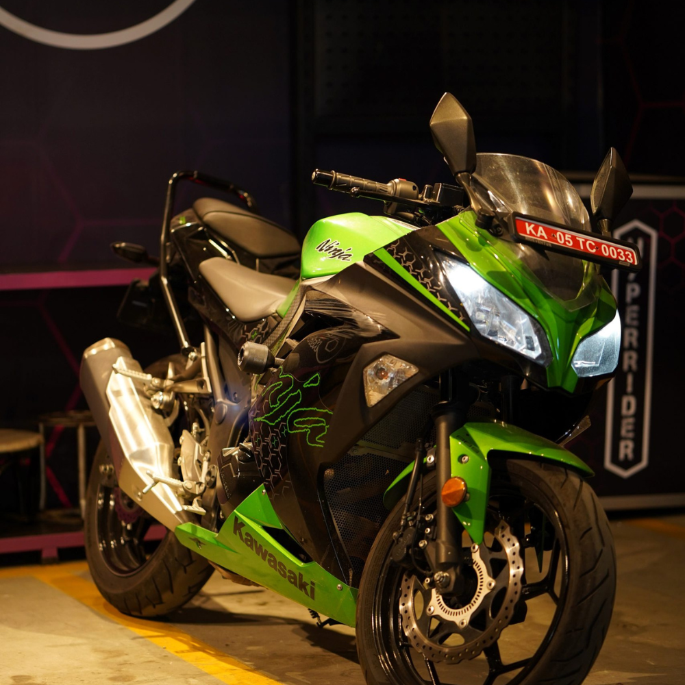 Kawasaki Ninja 300 frame sliders engine protection