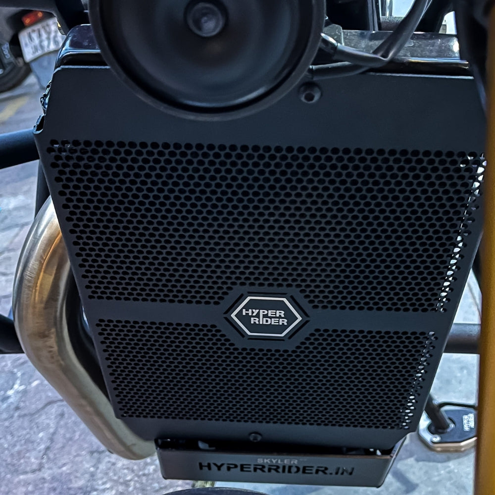 Triumph Speed 400 radiator protection honeycomb grill