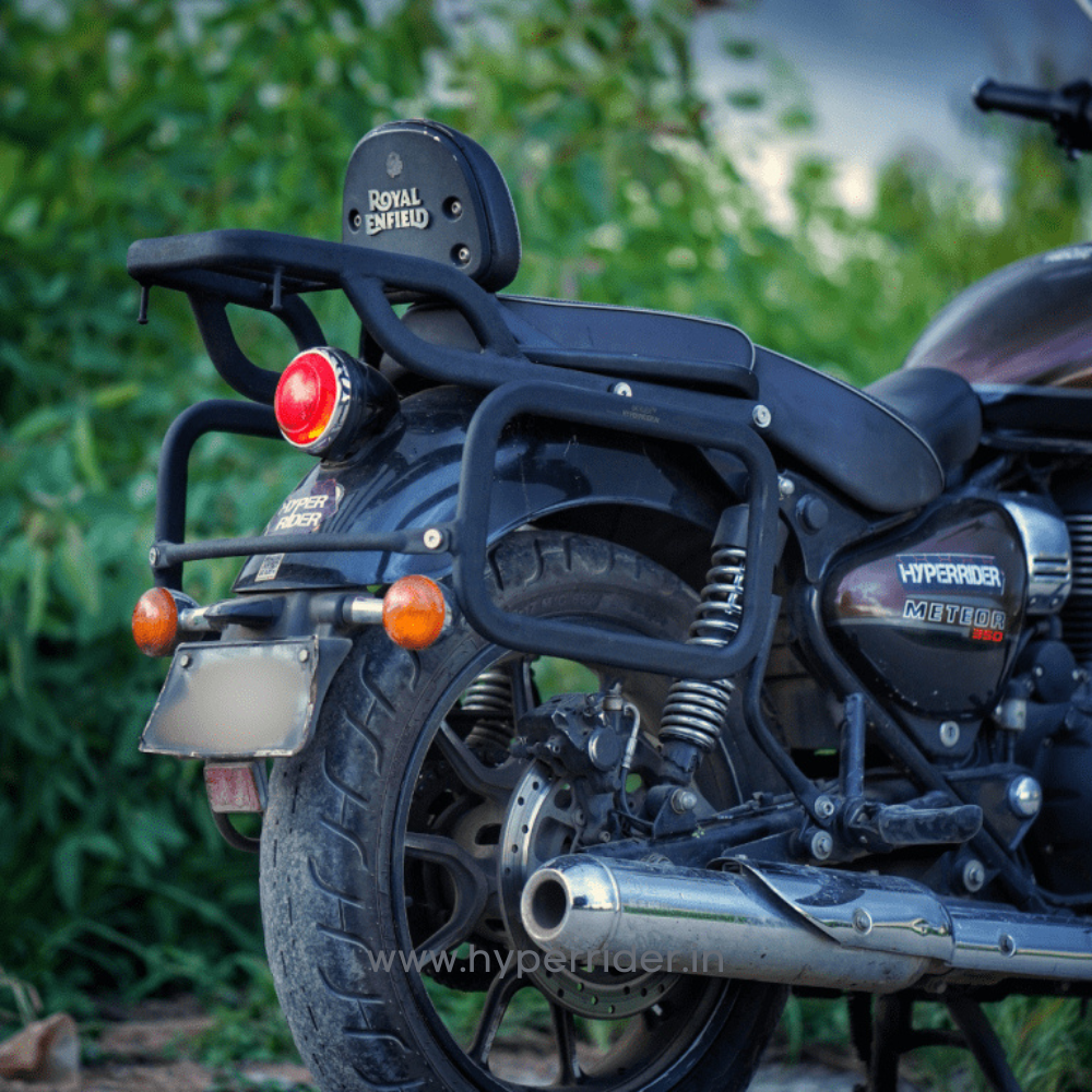 RE Meteor 350 saddle stay luggage support Hyperrider