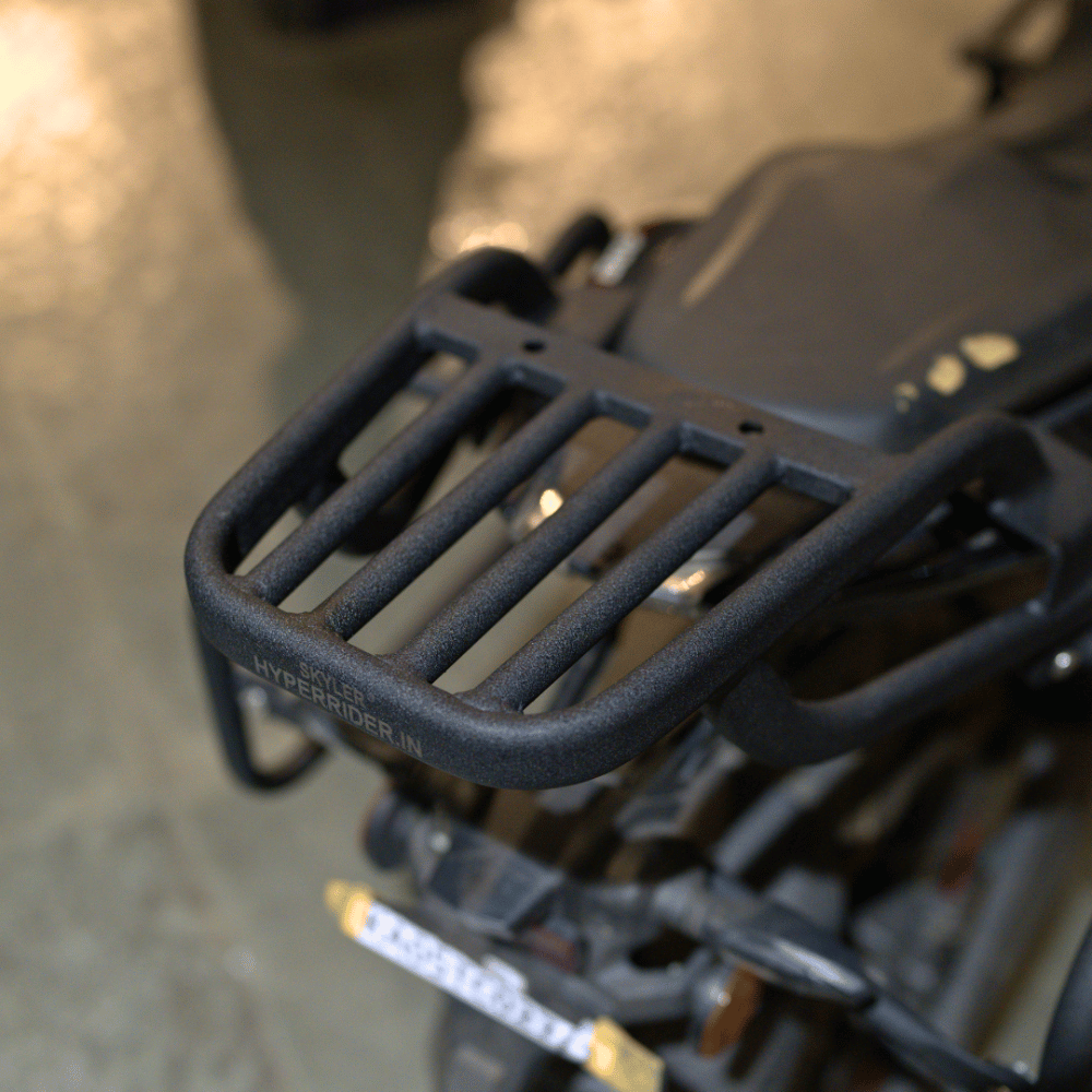 Pulsar NS400Z luggage carrier top rack