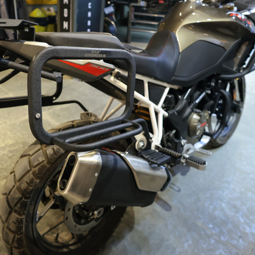 Saddle stay for Apache RTX touring luggage