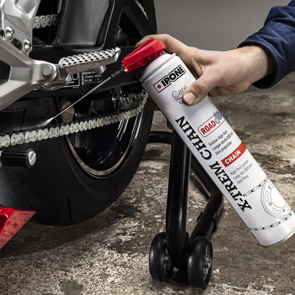 IPONE 750ml chain cleaner spray for degreasing motorcycle chains