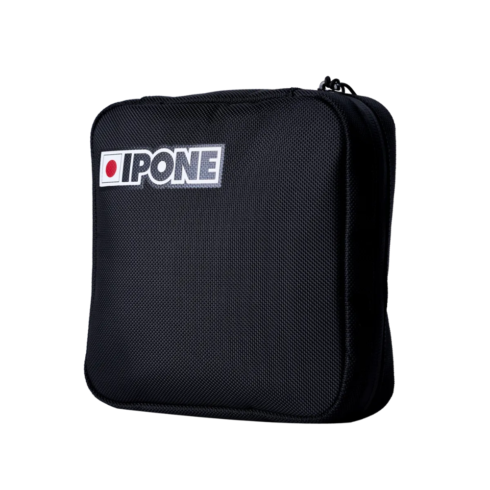 IPONE Road Trip Kit with waterproof pouch, chain grease, puncture repair spray, helmet cleaner and wipe at 6kiom (6k)