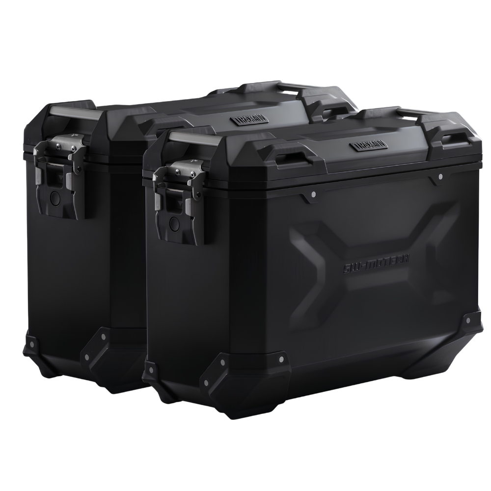 SW-Motech TRAX ADV 37L black aluminium pannier case for BMW R 1300 GS