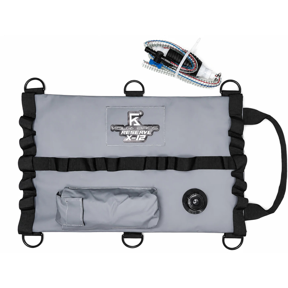 KOLGA BROS RESERVE-X flexible fuel storage bladder for long-distance motorcycle journeys