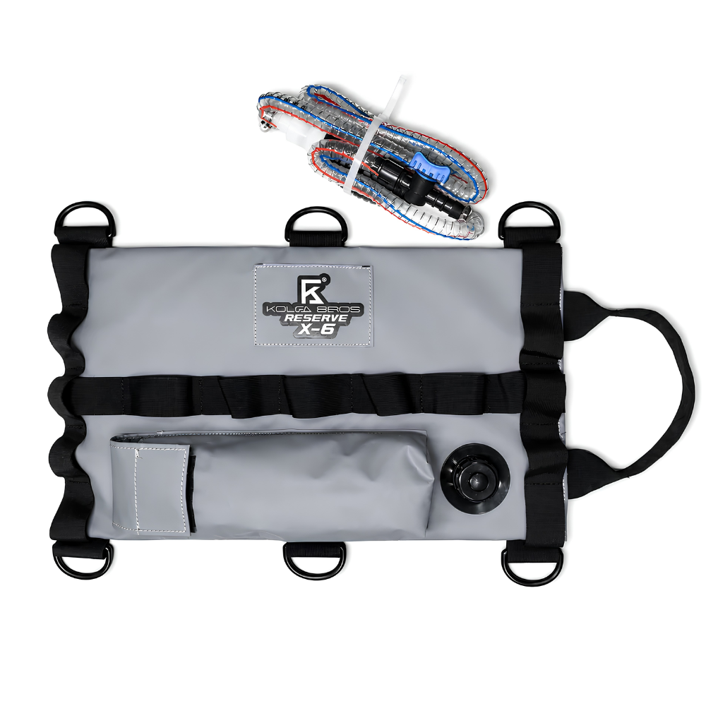 KOLGA BROS RESERVE-X fuel carry bladder designed for motorcycle touring and adventure travel