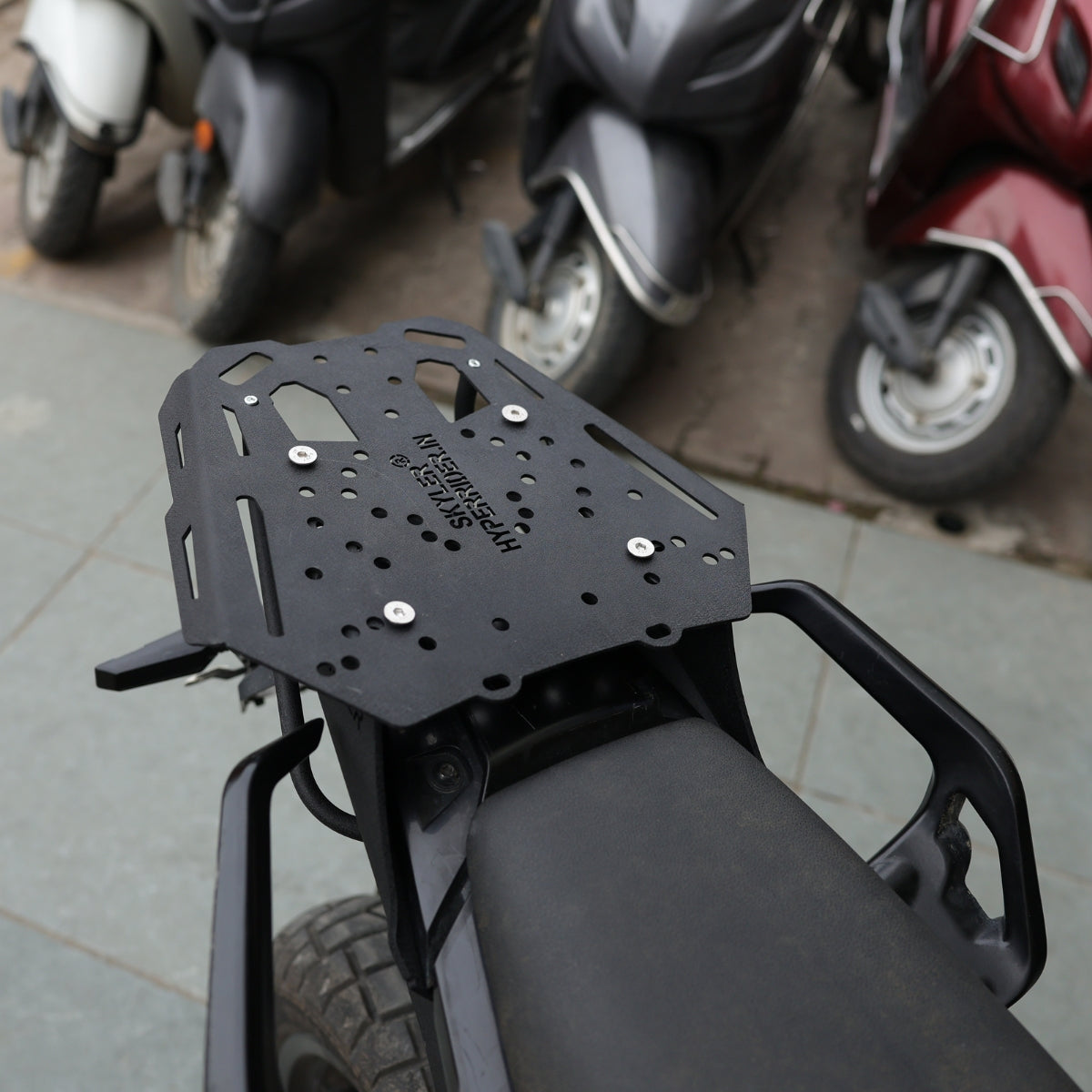 Adventure-ready top rack for KTM ADV X 250/390