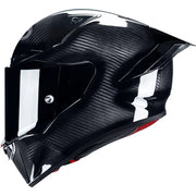 KYT R1R Carbon Gloss carbon motorcycle helmet side profile