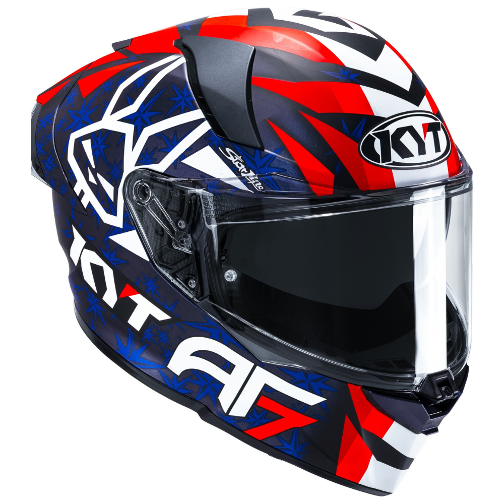 KYT R2R Pro Fernandez 2025 Replica Matt motorcycle helmet side profile