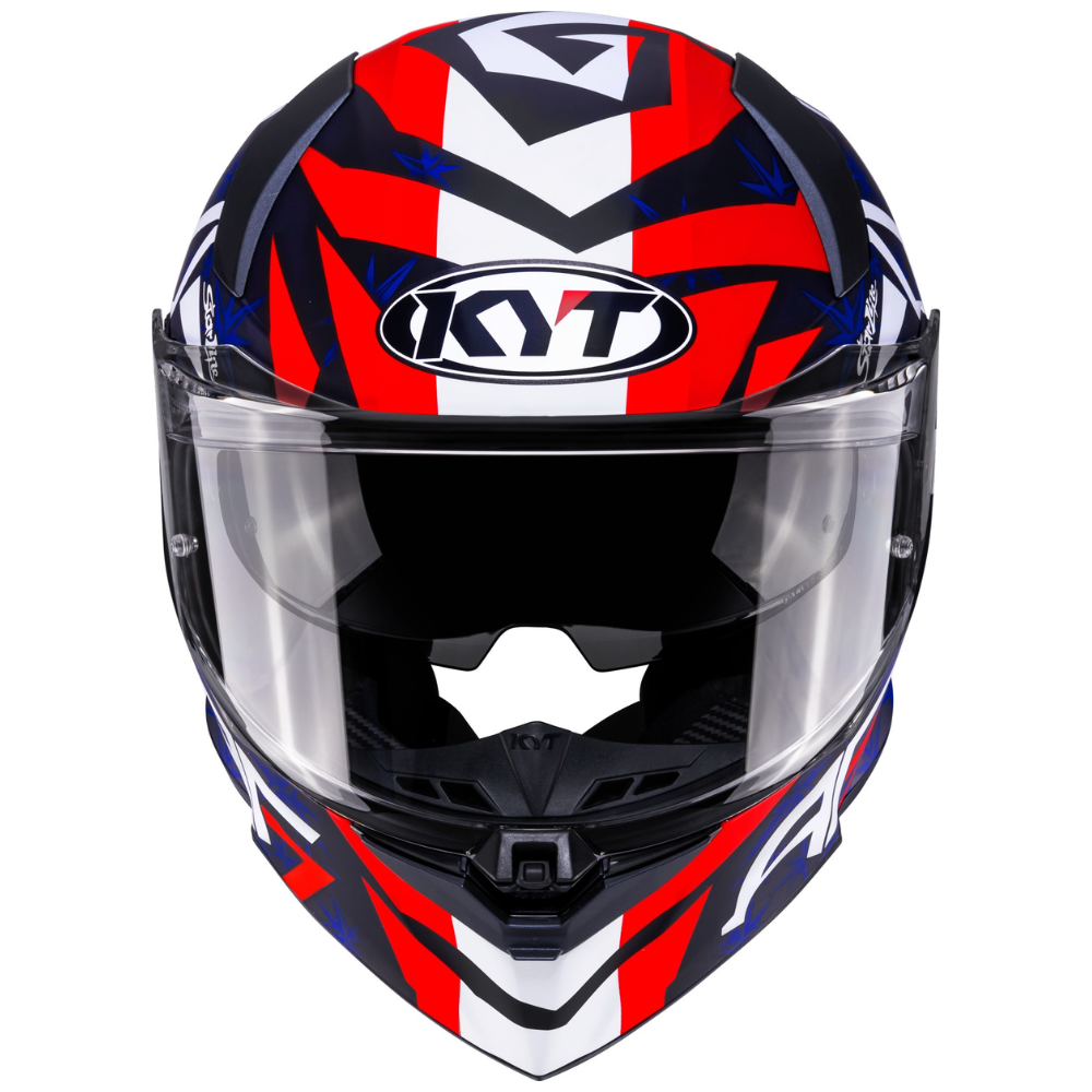 KYT R2R Pro Fernandez 2025 Replica Matt helmet visor detail