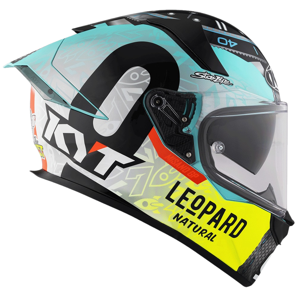 KYT R2R Pro Foggia Misano 2022 Replica Helmet visor view