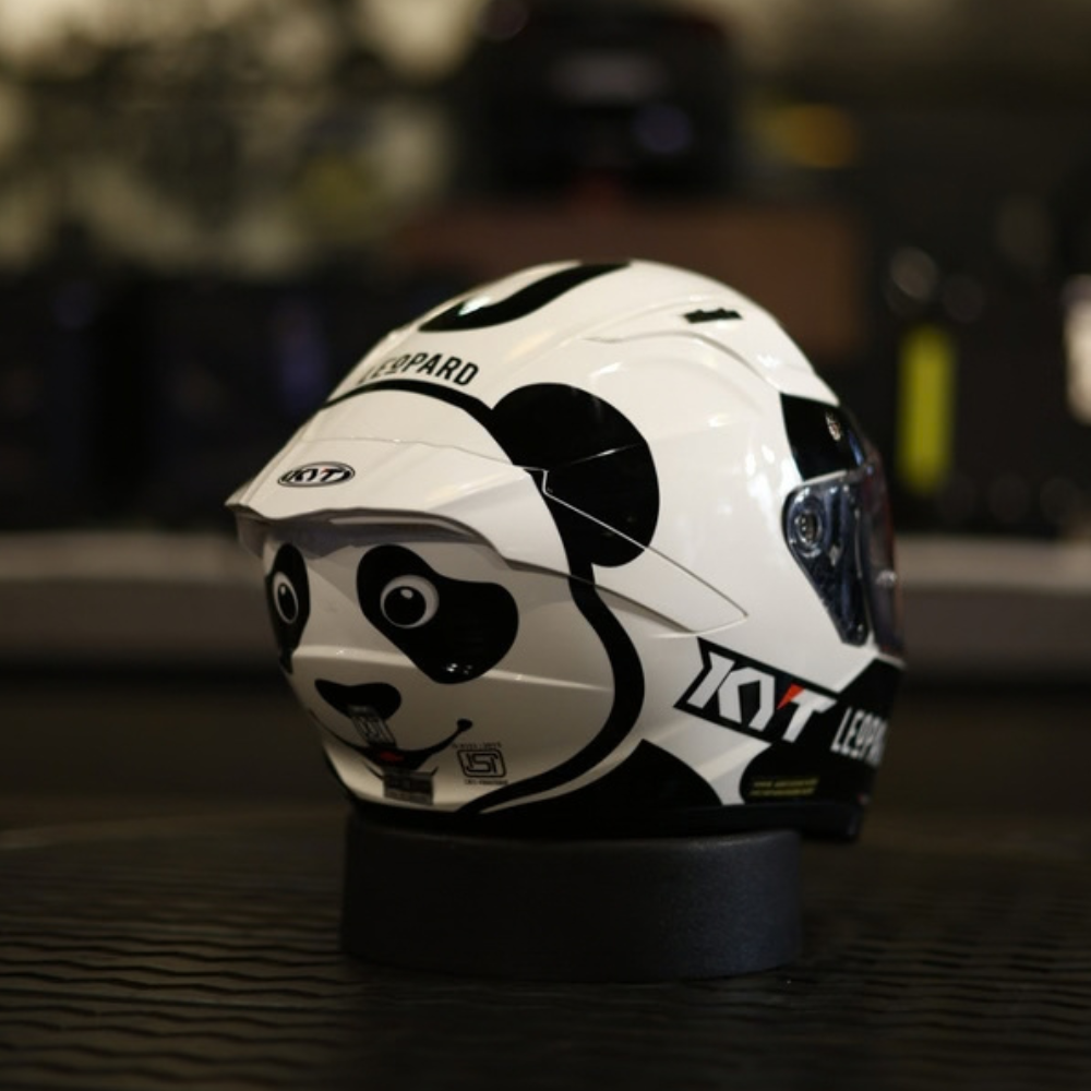 KYT Striker SV Leopard Panda