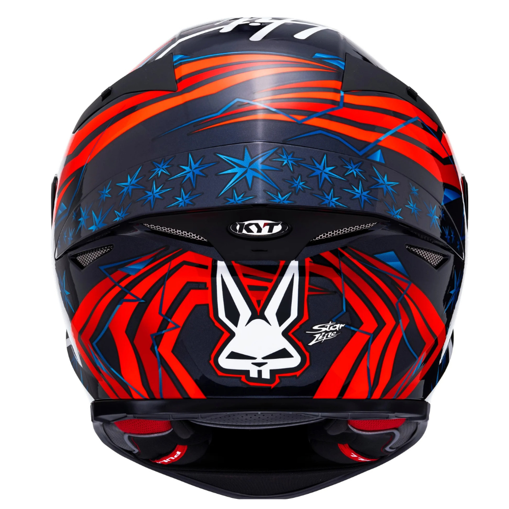 KYT TT Revo Fernandez 2022 Replica helmet three-quarter view