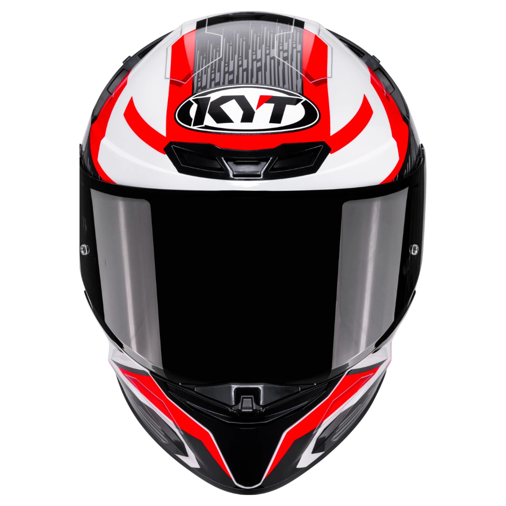 KYT TT Revo Speeding sport touring helmet front view