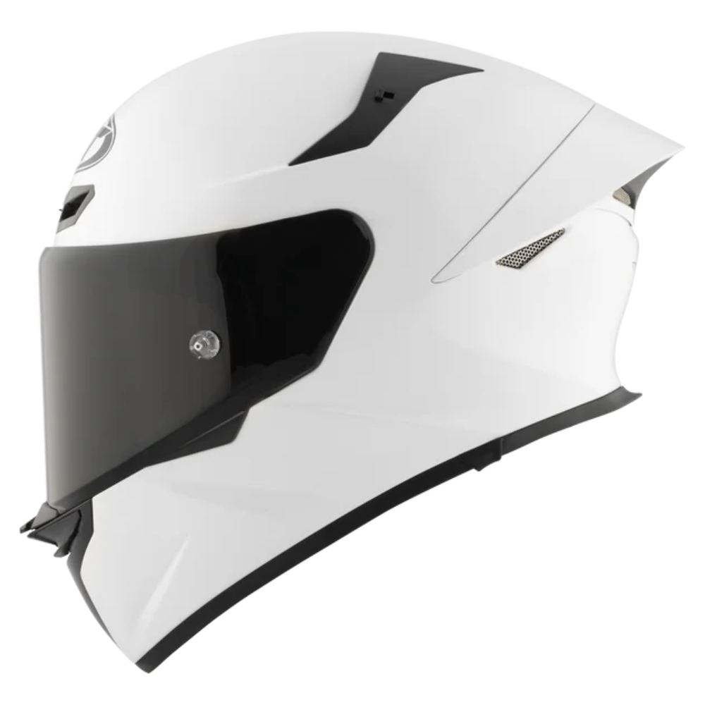 KYT TT Revo Plain Pearl White