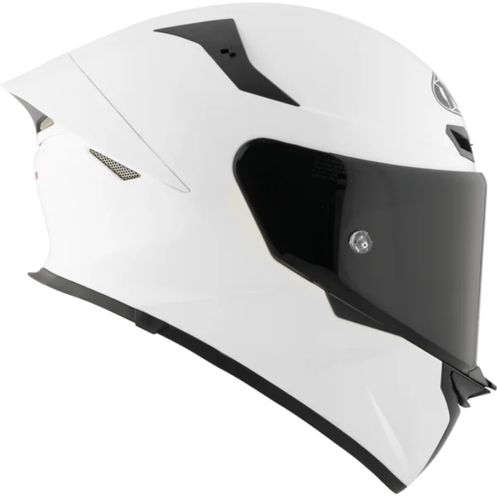 KYT TT Revo Plain Pearl White