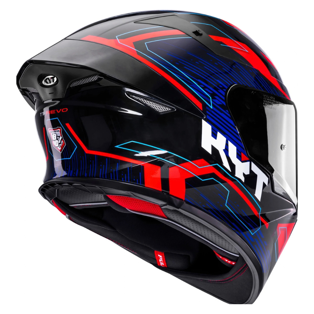 KYT TT Revo Speeding