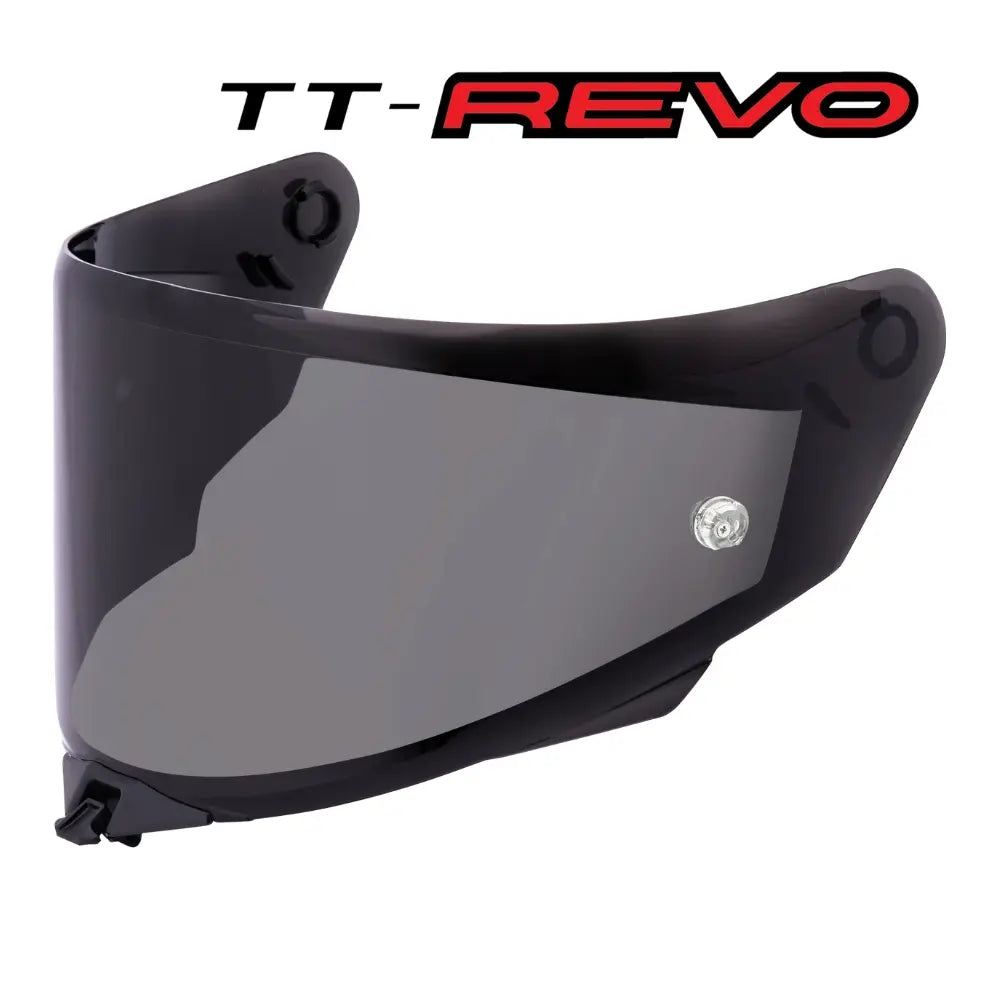 KYT TT Revo helmet visor dark smoke replacement visor for motorcycle riding