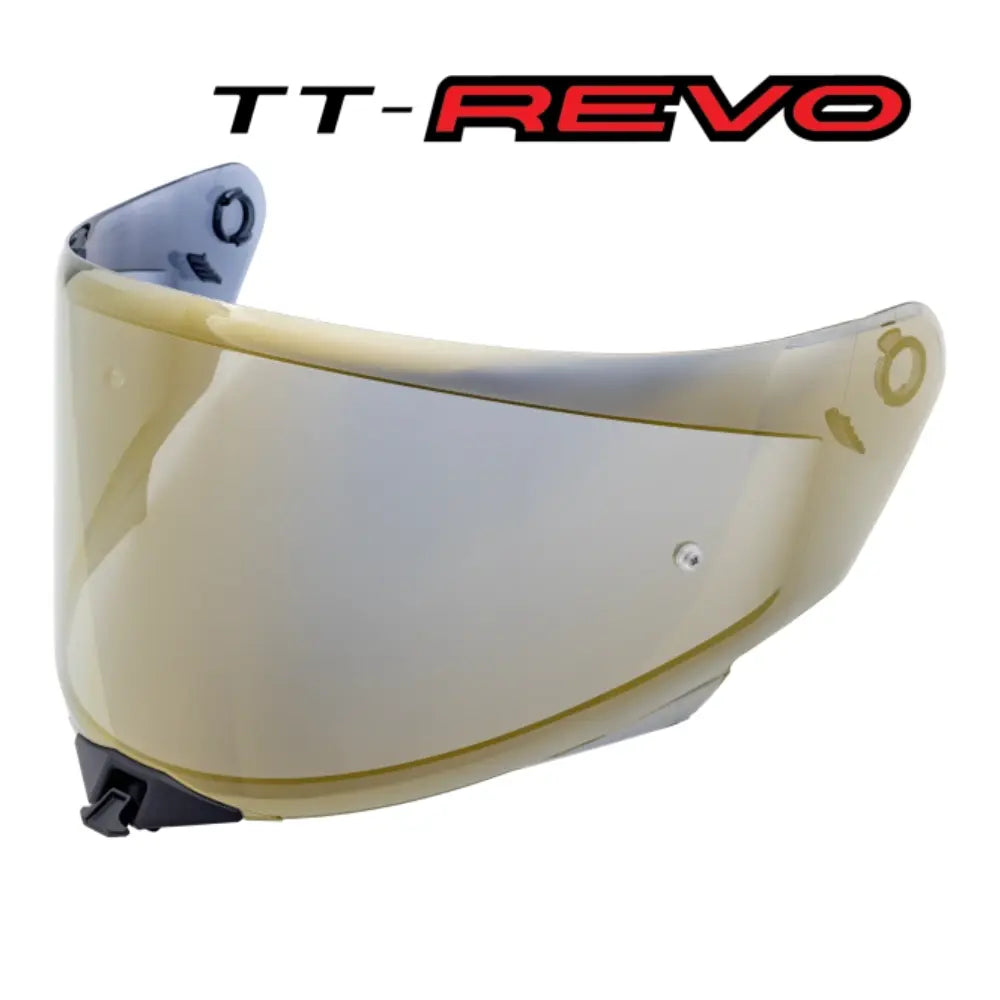 KYT TT Revo helmet visor iridium gold reflective motorcycle helmet visor