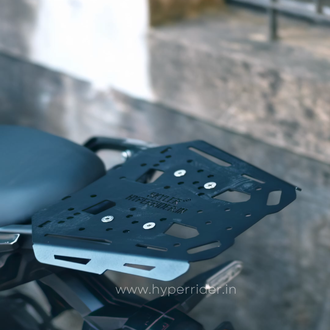 Hyperrider top rack plate for Kawasaki Versys 650 touring