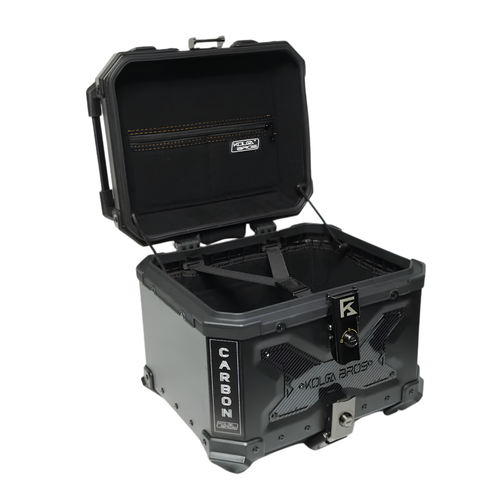 KOLGA BROS Carbon Moto Trunk 36L motorcycle top box at 6KIOM (6K)