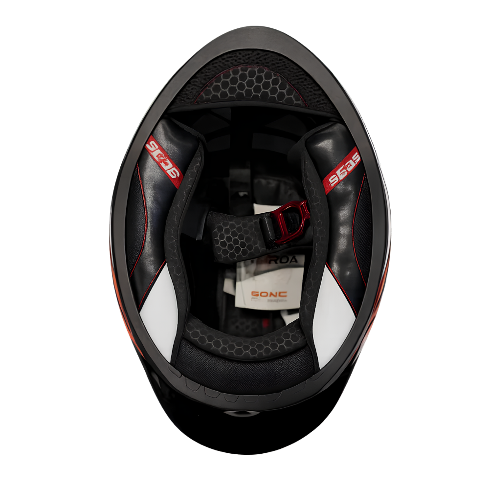 Korda Sonic Furiosa Gloss Orange sport motorcycle helmet