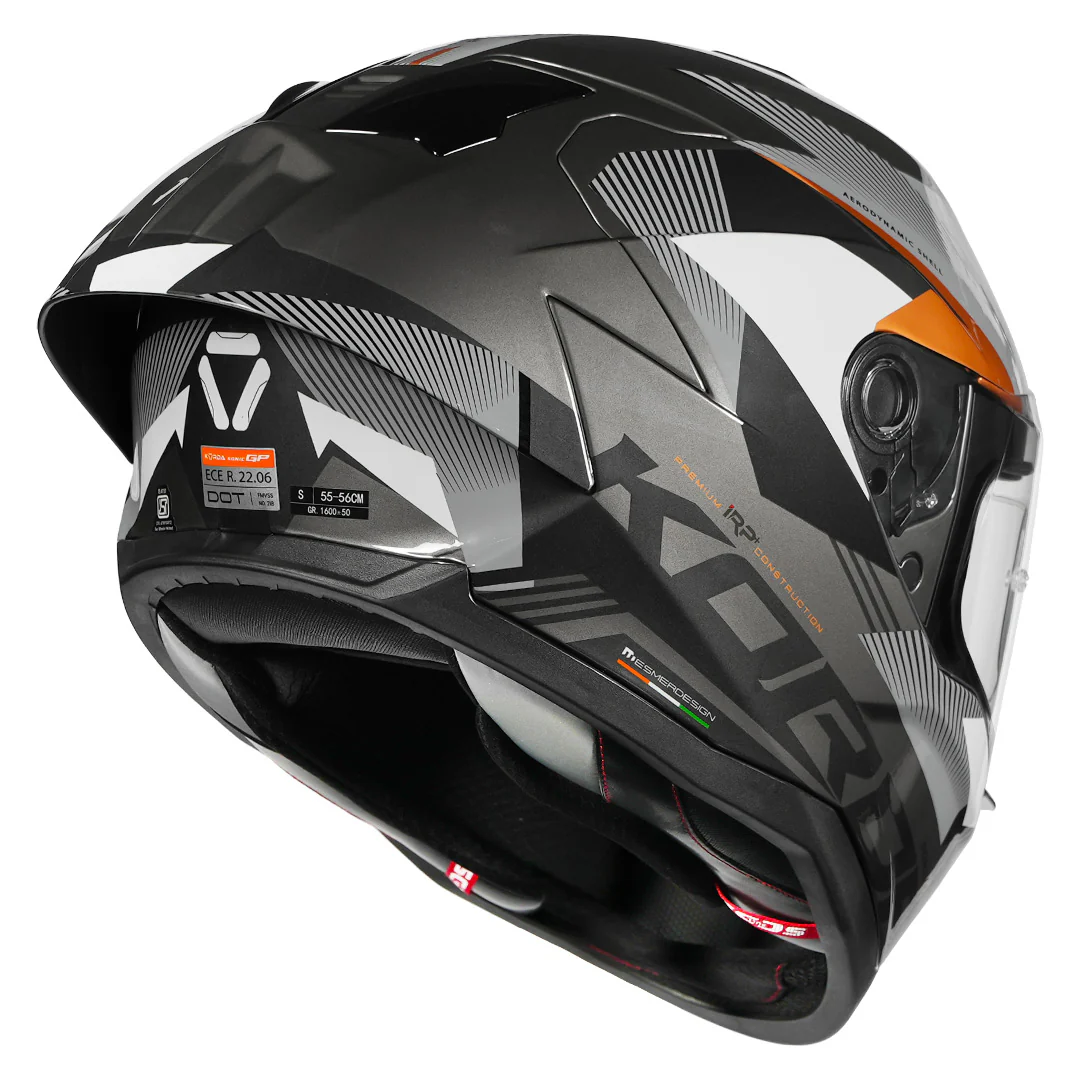 Korda Sonic GP Brave dual visor motorcycle helmet