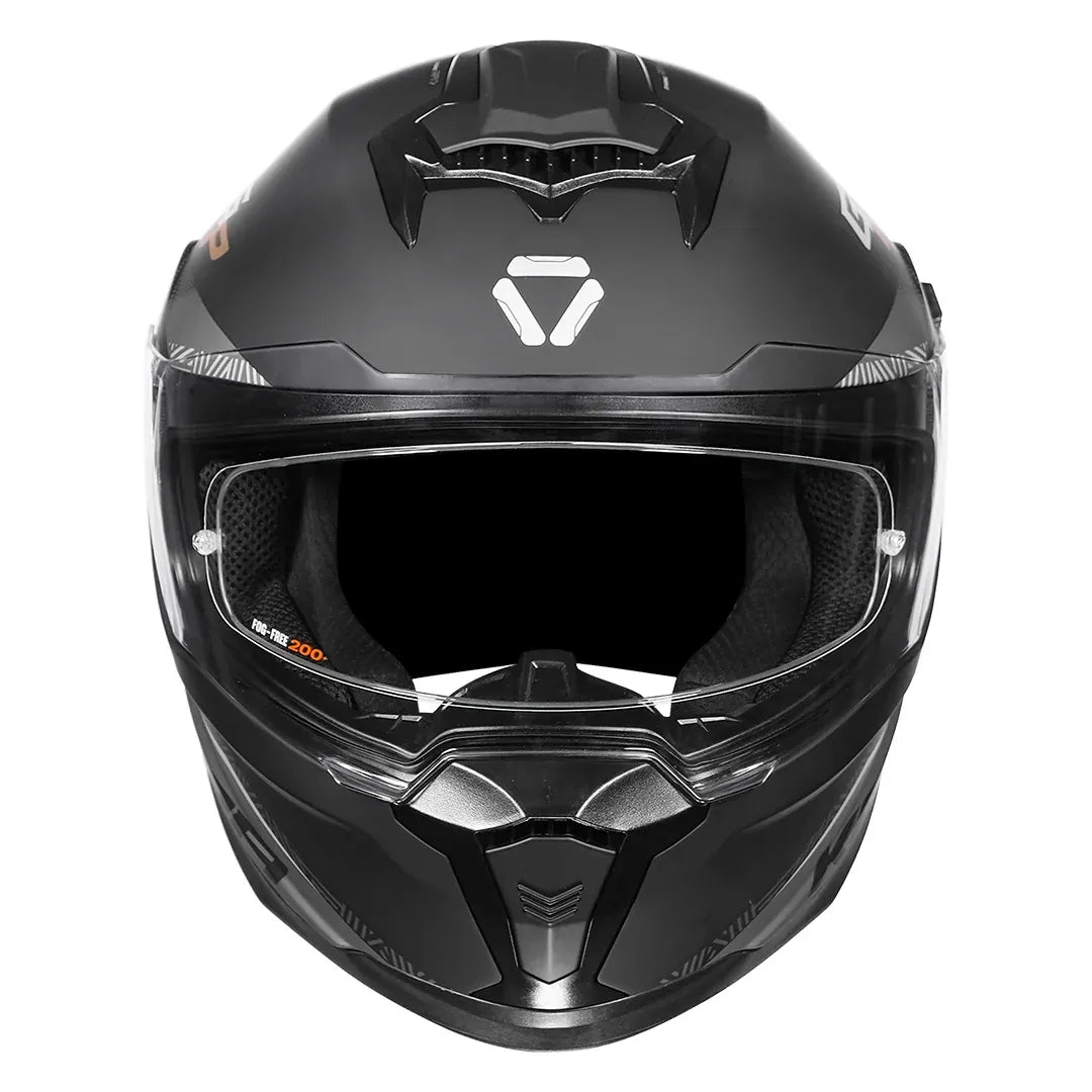 Korda Sonic GP Rapide Helmet Gold Front View 
