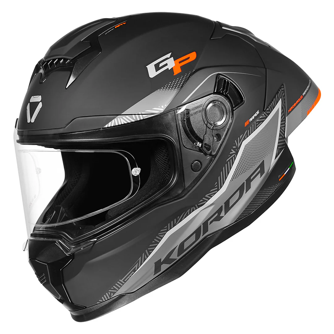 Korda Sonic GP Rapide Orange Full Face Helmet 