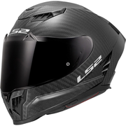 LS2 FF807 Dragon 6K Carbon Sport-Touring Helmet Rear Three-Quarter View Showing Carbon Fibre Shell and Rear Ventilation | 6KIOM