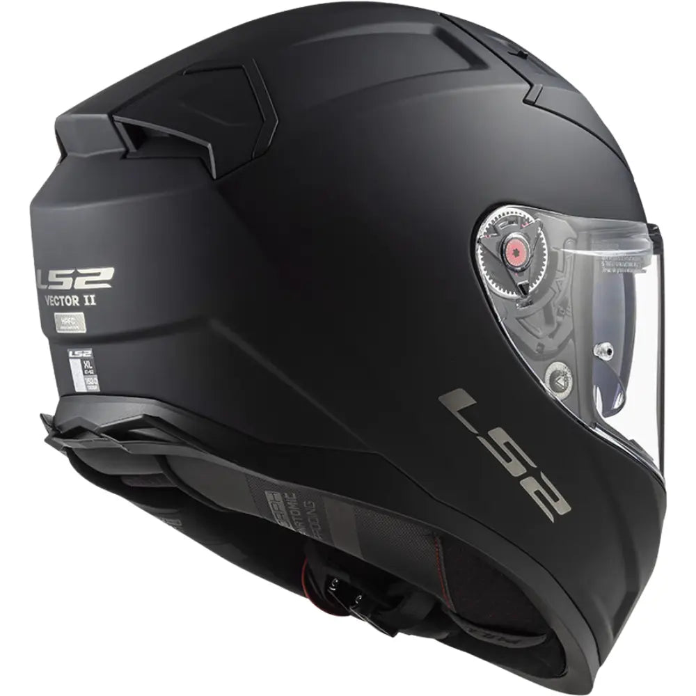 LS2 FF811 Vector II motorcycle helmet with Pinlock MaxVision 120XLT anti-fog insert.