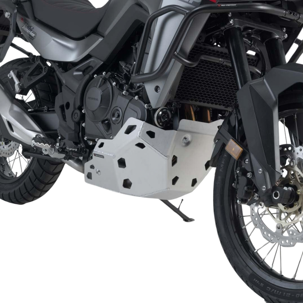 SW-MOTECH Engine Guard in black and silver colour options for Honda XL750 Transalp