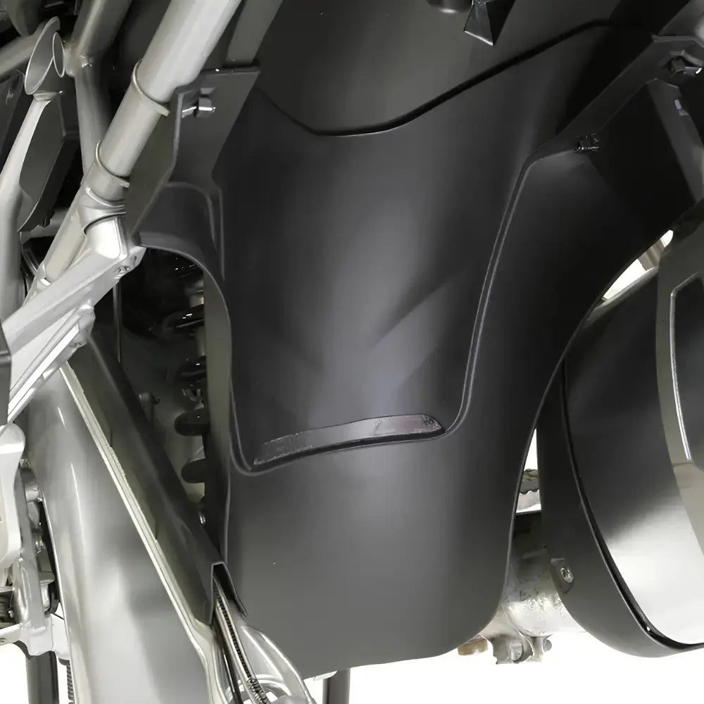 MachineartMoto MudSling R/RS rear suspension guard for compatible BMW R 1200 LC and R 1250 motorcycles at 6KIOM (6K).