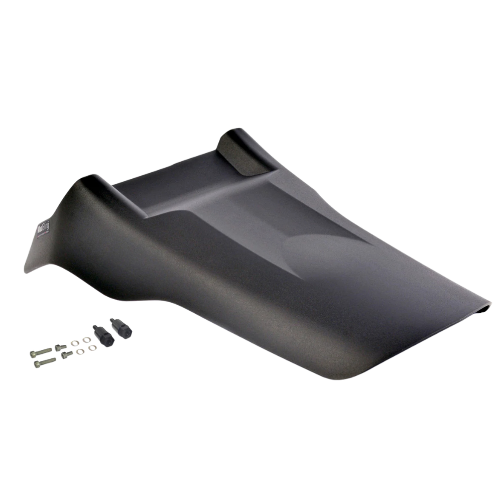 MachineartMoto MudSling R nineT rear guard designed to help reduce mud and rain splash around the suspension.