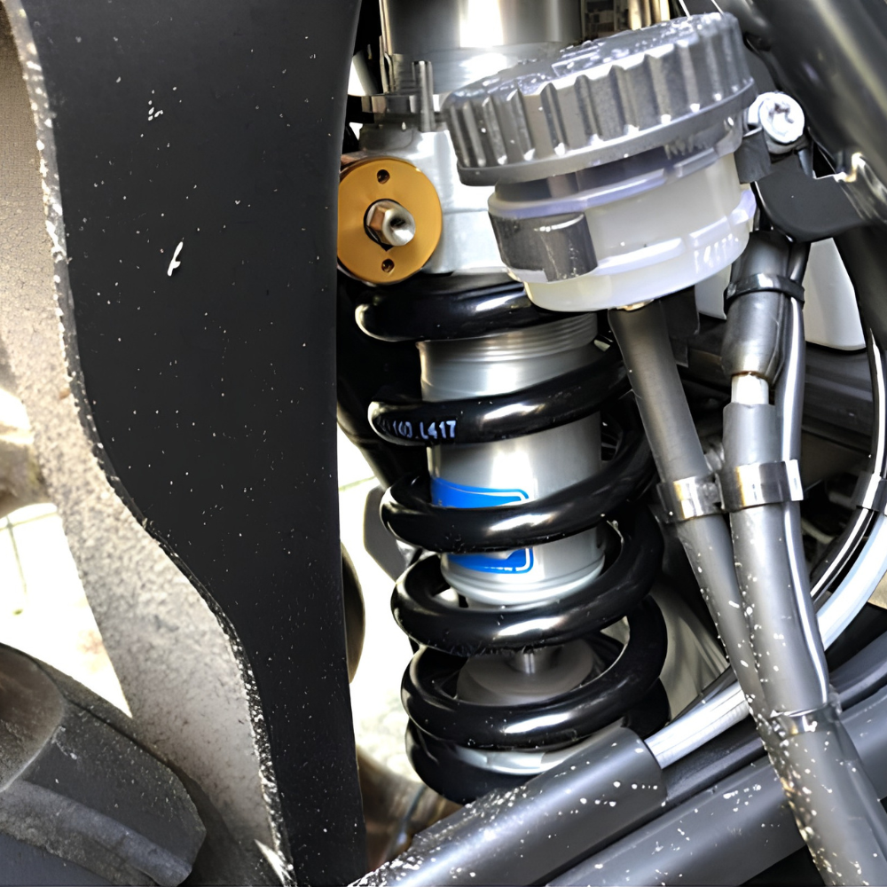MachineartMoto MudSling rear suspension protection for BMW R nineT Classic, Pure, Scrambler and Urban GS.