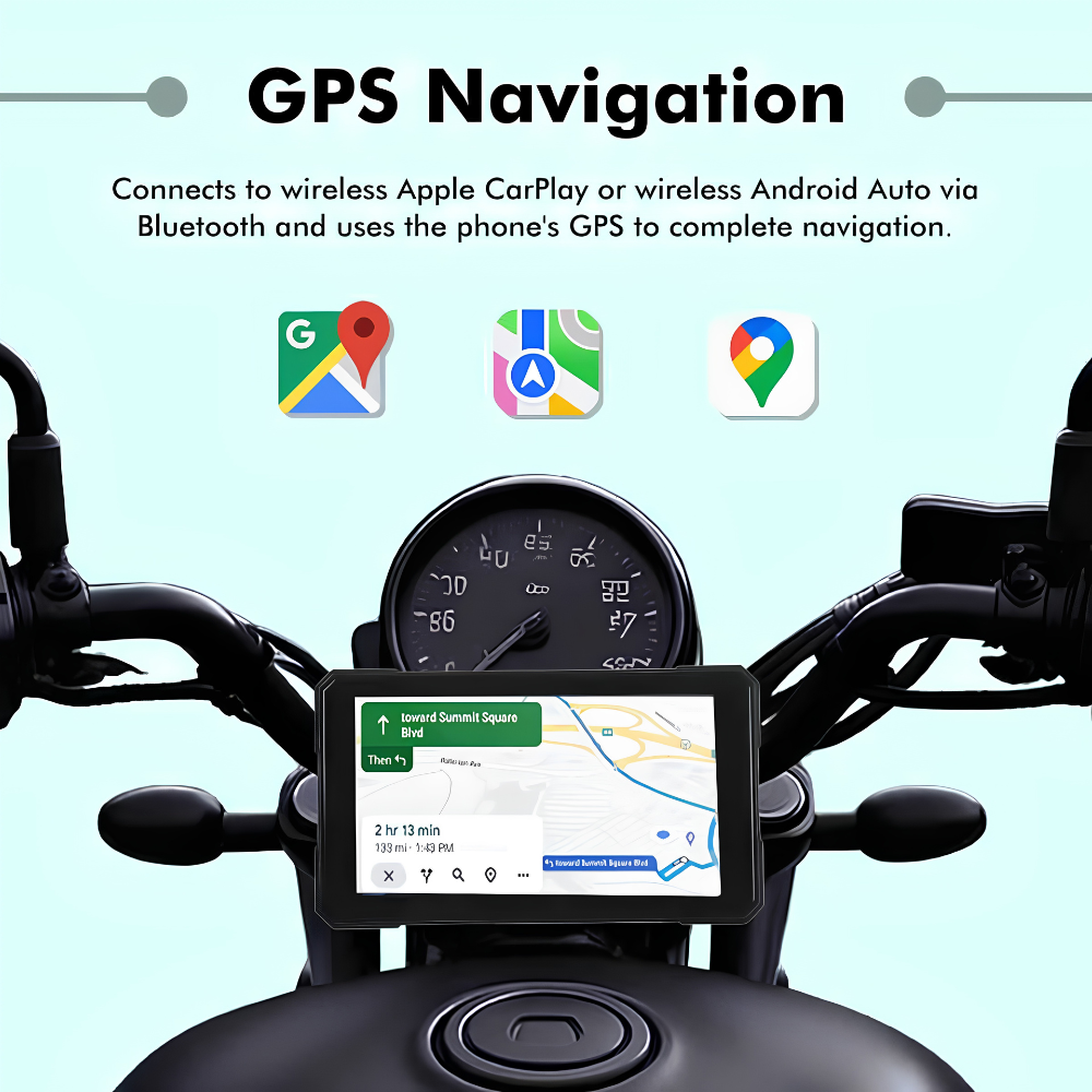 SIMTAC M3 Quick Detachable GPS Navigation System – CarPlay & Android Auto