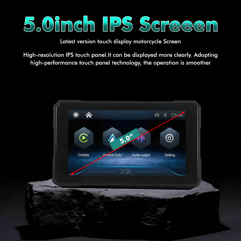 SIMTAC M3 Quick Detachable GPS Navigation System – CarPlay & Android Auto