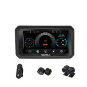 Simtac M8DT motorcycle GPS navigation system with 6 inch touchscreen display