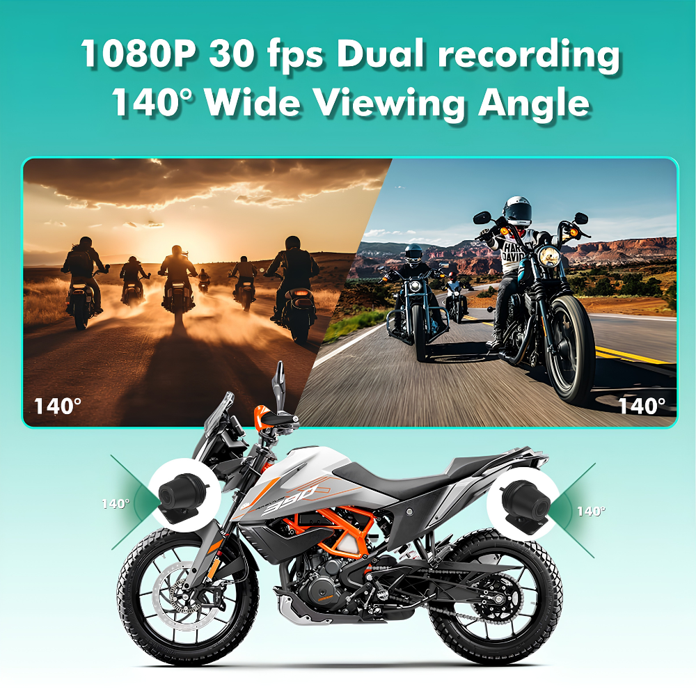 Rear HD camera unit for Simtac M8DT dual camera recording system