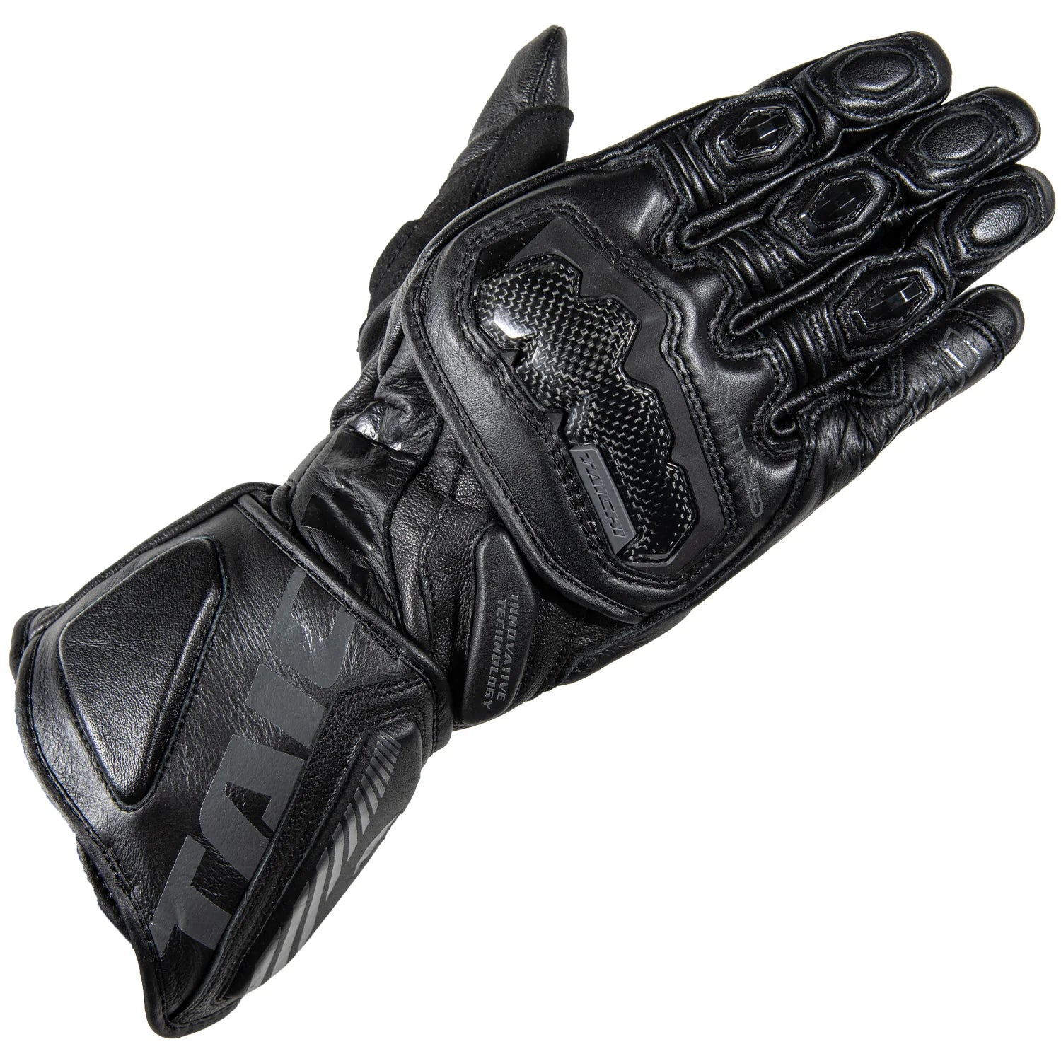 RS Taichi GP-WRX Racing Gloves Black premium motorcycle track riding gloves