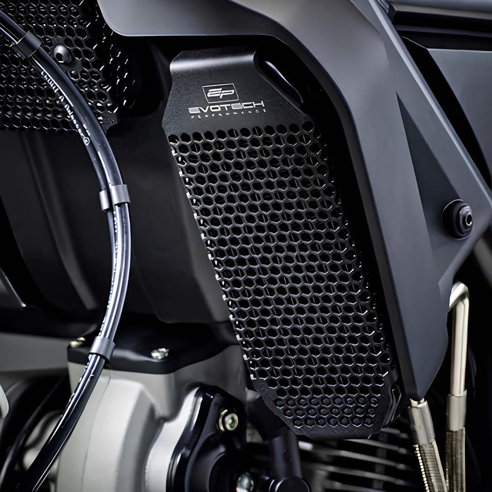 Evotech Ducati Scrambler Full Throttle aluminium oil cooler protection guard