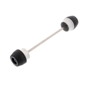 Evotech rear spindle bobbins for Kawasaki Z900RS 2026+ with nylon protection heads and aluminium cores
