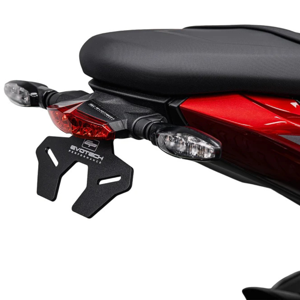 Triumph Trident 660 2026+ Evotech tail tidy with red LED rear light