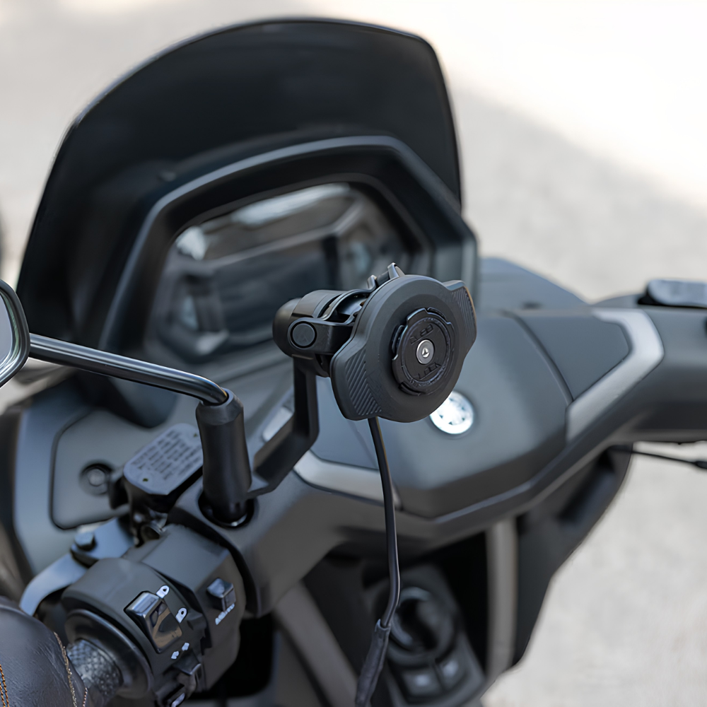 Quad Lock Motorcycle Handlebar Clamp Bolt Mount Pro