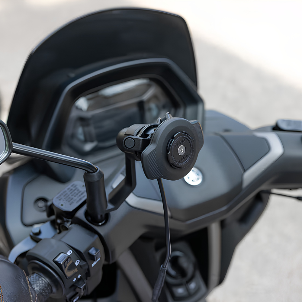 Quad Lock Motorcycle Mirror Stem Mount
