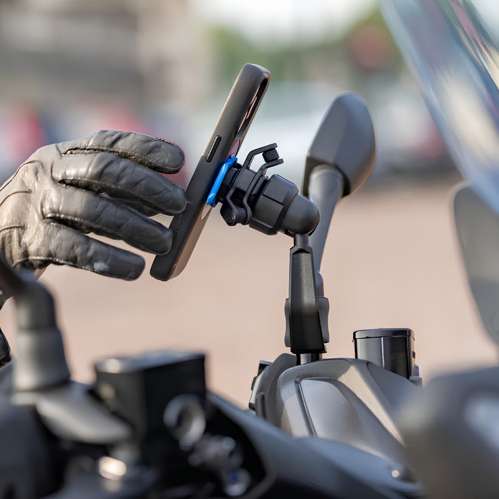 Quad Lock Motorcycle Mirror Stem Mount